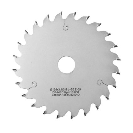 ITA DSB - DIA Předřezový kónický kotouč pro formátovací pilu (D=125; F=20; PH=-; Z=24; K=3,1-3,5; P=2,5; T (KONICKÝ); H=4)
