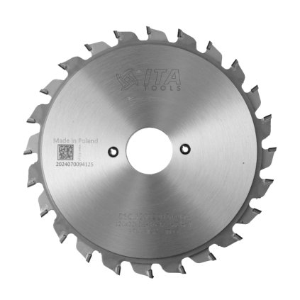 ITA DSC - DIA Předřezový skládaný kotouč pro formátovací pilu (D=120; F=22; PH=-; Z=12+12; K=2,8-3,6; P=2,2; FTG; H=4)