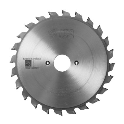 ITA DSC - DIA Předřezový skládaný kotouč pro formátovací pilu (D=125; F=20; PH=-; Z=12+12; K=2,8-3,6; P=2,2; FTG; H=4)