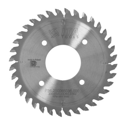 ITA P36 - Předřezový kónický kotouč pro nářezové centrum (D=200; F=65; PH=PH05; Z=36; K=4,4/5,6; P=3,2; SNS)