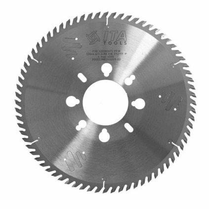 ITA P30 - Pilový kotouč pro nářezové centrum - NANO karbid (D=320; F=80; PH=PH01; Z=72; K=4,4; P=3,2; )