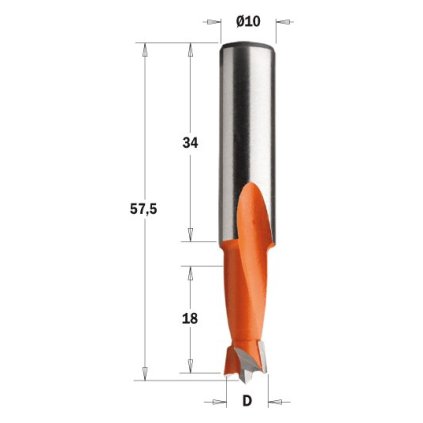 CMT/ITA 361 Krátký S=10x34 (D=6; I=18; L=57,50; S=10; LH)