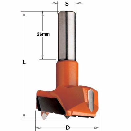 CMT 317 Krátký S=10x26 L=57,5 (D=40; L=57,50; S=10; LH)