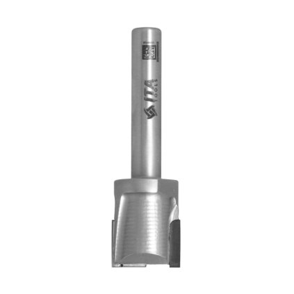 DT2 Diamantové stopkové frézy Z2+1 pro LED lišty (D=18; l=12; L=63; S=8; H=2,5; Z2+1; STAINLESS STEEL; RH)