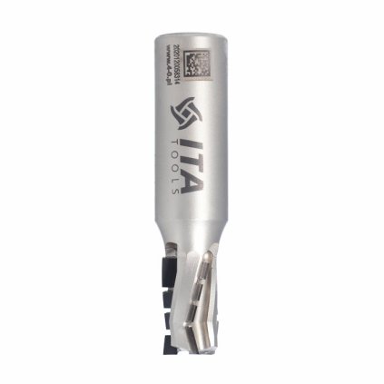 ITA DTE Diamantová fréza Z3+1 – TURBO (D=16; l=25; L=77; S=20; H=4; Z3+1; STAINLESS STEEL; LH)