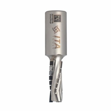 ITA DTE Diamantová fréza Z3+1 – TURBO (D=16; l=45; L=110; S=25; H=4,5; Z3+1; STAINLESS STEEL; LH)