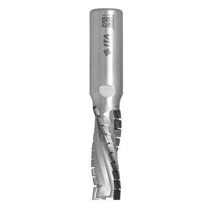 ITA DTE Diamantová fréza Z3+1 – TURBO (D=18; l=50; L=106; S=20; H=4,5; Z3+1; STAINLESS STEEL; RH)