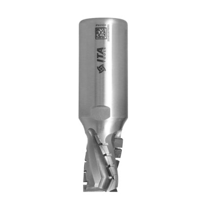 ITA DTE Diamantová fréza Z3+1 – TURBO (D=20; l=25; L=86; S=25; H=4,5; Z3+1; STAINLESS STEEL; RH)