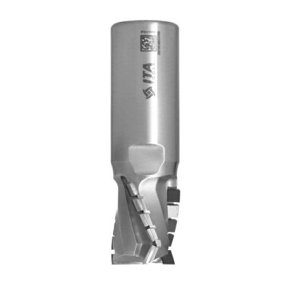 ITA DTE Diamantová fréza Z3+1 – TURBO (D=25; l=25; L=88; S=25; H=0; Z3+1; STEEL; RH)