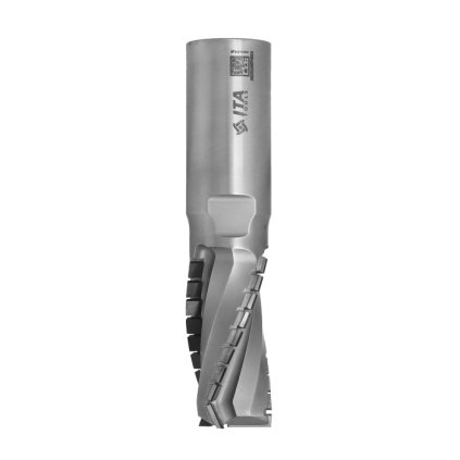 ITA DTE Diamantová fréza Z3+1 – TURBO (D=25; l=45; L=110; S=25; H=4,5; Z3+1; STAINLESS STEEL; LH)