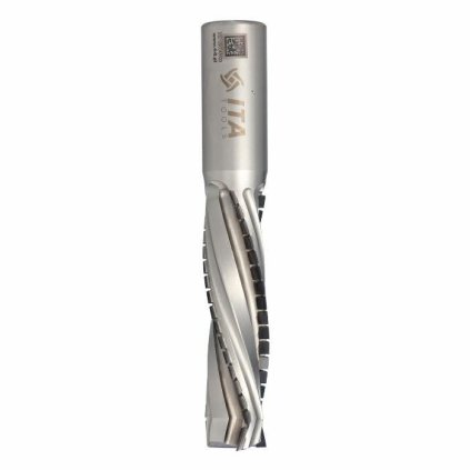 ITA DTE Diamantová fréza Z3+1 – TURBO (D=25; l=95; L=160; S=25; H=4,5; Z3+1; STAINLESS STEEL; RH)