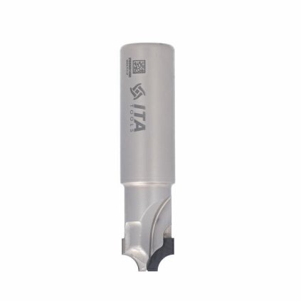 ITA FDI - Diamantová fréza s poloměrem a zkosením (D=19; l=12; L=82; S=20; H=4; D2=7; R=6; Z2; STEEL; RH)