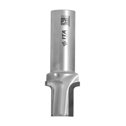ITA FDI - Diamantová fréza s poloměrem a zkosením (D=18; l=24,4; L=85; S=20; H=4; D2=28; R=3; Z2; STAINLESS STEEL; RH)