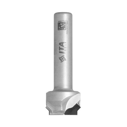 ITA FDT - Diamantová fréza s poloměrem s zkosením (D=22,5; l=3; L=65; S=12; H=4; D2=18; Z2; STEEL; RH)