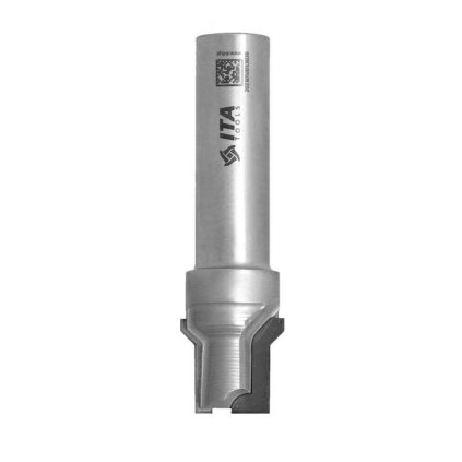 ITA FDT - Diamantová fréza s poloměrem s zkosením (D=22; l=17,5; L=80; S=16; H=4; D2=16; Z2+1; STAINLESS STEEL; RH)