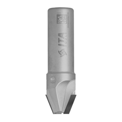 ITA FDH - Diamantová fréza profilová pro zkosení (D=24; l=15; L=80; S=20; H=4; a43,6; Z2; STEEL; RH)