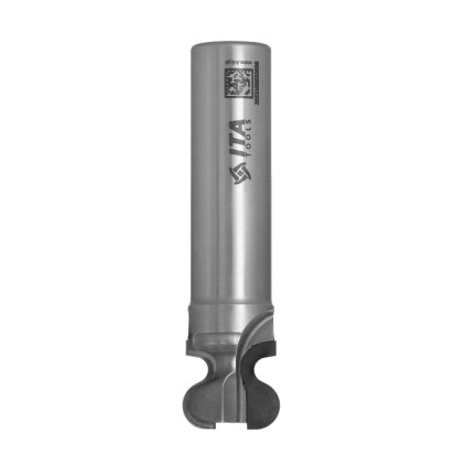 ITA FDU - Diamantová fréza profilová (D=19,05; l=14; L=75; S=16; H=3; D1=9,5; R=2,4; R1=4,76; Z2; STAINLESS STEEL; RH)
