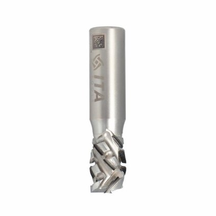 ITA DKT - Speciální diamantová stopková fréza Z2+2 (D=20; l=25; L=85; S=20; H=4; Z2+2; STEEL; RH)