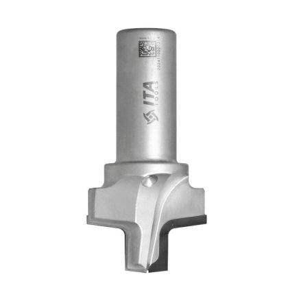 ITA FDG - Speciální diamantová stopková fréza - rádius (D=50; l=20,13; L=100; S=25; H=4; D1=18; R1=3; R2=0; Z2; ; RH)