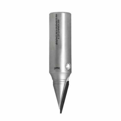 ITA FDH - Speciální diamantová stopková fréza - pro zkosení (D=15; l=27,26; L=85; S=19,05; H=0; a=30; Z1; ; RH)
