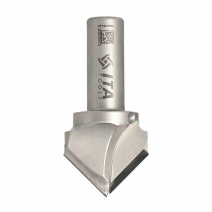 ITA FDH - Speciální diamantová stopková fréza - pro zkosení (D=45; l=22; L=95; S=20; H=0; a=45; Z2; ; RH)