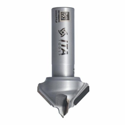 ITA FDH - Speciální diamantová stopková fréza - pro zkosení (D=46; l=23; L=0; S=20; H=0; a=45; Z2; ; RH)
