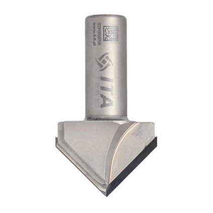 ITA FDH - Speciální diamantová stopková fréza - pro zkosení (D=48; l=24; L=85; S=20; H=4; a=45; Z1+1; ; RH)