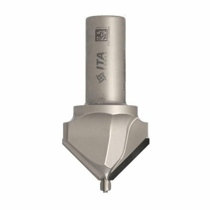 ITA FDH - Speciální diamantová stopková fréza - pro zkosení (D=54,8; l=33; L=108; S=25; H=4; a=44,5; Z2; ; RH)