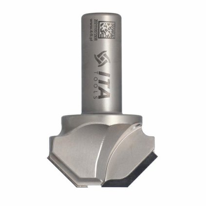 ITA FDH - Speciální diamantová stopková fréza - pro zkosení (D=55; l=15; L=85; S=20; H=0; a=45; Z2; ; RH)