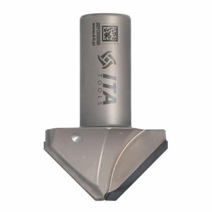 ITA FDH - Speciální diamantová stopková fréza - pro zkosení (D=60; l=25; L=90; S=25; H=0; a=45; Z2; ; RH)