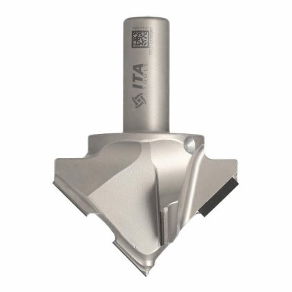 ITA FDH - Speciální diamantová stopková fréza - pro zkosení (D=80,3; l=40; L=110; S=20; H=0; a=45; Z2+2; ; RH)
