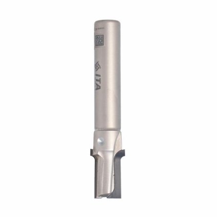 ITA FDI - Speciální diamantová stopková fréza - formátovací se zaoblením (D=12; l=19; L=0; S=12; H=3; D1=16; R=2; Z2+1; STEEL; RH)