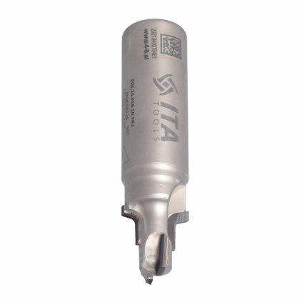 ITA FDI - Speciální diamantová stopková fréza - formátovací se zaoblením (D=12; l=18; L=80; S=20; H=3; D1=20; R=2; Z2+2; DENSIMET; RH)
