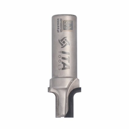 ITA FDI - Speciální diamantová stopková fréza - formátovací se zaoblením (D=26; l=14; L=0; S=20; H=4; D1=14; R=4; Z2+1; STAINLESS STEEL; RH)