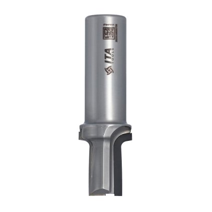 ITA FDI - Speciální diamantová stopková fréza - formátovací se zaoblením (D=26; l=26; L=85; S=20; H=4; D1=16; R=3; Z1+1; STAINLESS STEEL; RH)