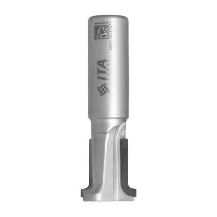 ITA FDI - Speciální diamantová stopková fréza - formátovací se zaoblením (D=27; l=19; L=0; S=20; H=4; D1=19; R=2; Z2; ; RH)