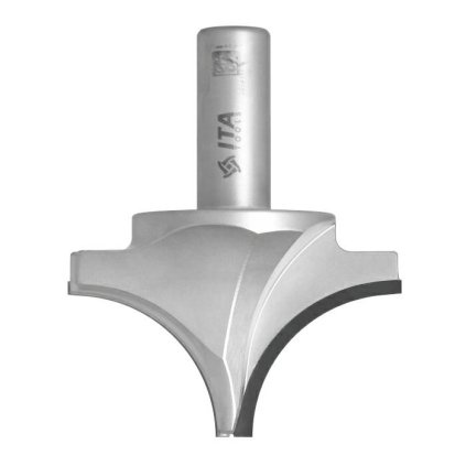ITA FDQ - Speciální diamantová stopková fréza profilová (D=90,2; l=50; L=110; S=20; H=4; R=38,1; Z2; STAINLESS STEEL; RH)