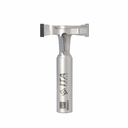 ITA FSP - Speciální diamantová stopková fréza - T-drážka (D=36; l=19; L=0; S=12; H=3; TYP=B; Z2+2; STEEL; RH)