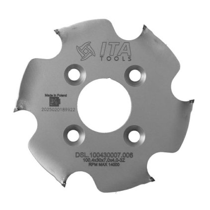 ITA DSL - Diamantový pilový kotouč lamelovací pro Lamello P-Systém (D=30; ph=4/M6/48; Z=6; K=7; P=4)