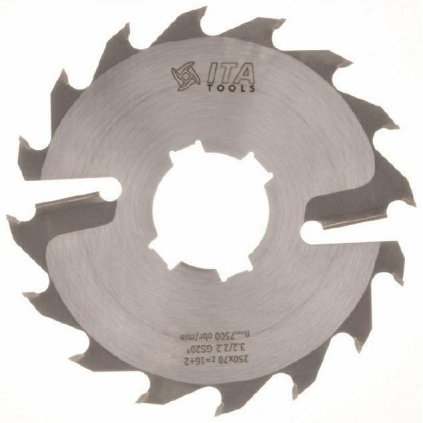 ITA PW1 - Standardní rozmítací pilový kotouč (D=250; F=70; PH=4CH/20x5; Z=16+2; K=3,5; P=2,2; NS)