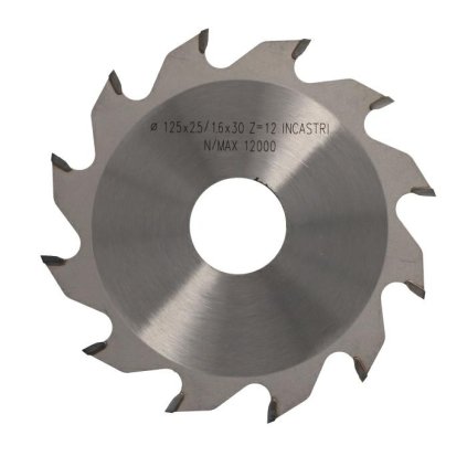 ITA P05 - Pilový kotouč pro drážkování (D=125; F=30; PH=; Z=12; K=2,5; P=1,6; PR)