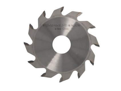 ITA P05 - Pilový kotouč pro drážkování  (D=125; F=30; PH=; Z=12; K=5,0; P=4; PR)