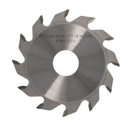 ITA PDA - Pilový kotouč pro CNC drážkovací agregát (D=125; F=30; PH=; Z=12; K=5,0; P=4; PR)