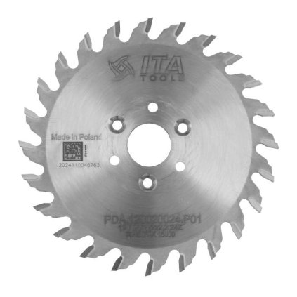 ITA PDA - Pilový kotouč pro CNC drážkovací agregát (D=120; F=20; PH=3/M4/35 LH + 3/M4/35 RH; Z=24; K=3,2; P=2,2; PR)