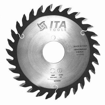 ITA PDA - Pilový kotouč pro CNC drážkovací agregát (D=150; F=35; PH=1/6/23; Z=30; K=4,0; P=2,8; PR)