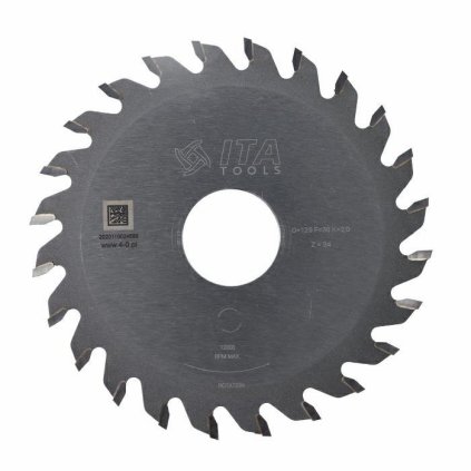 ITA PKA - Kapovací pilový kotouč pro olepovačky hran (D=80; F=20; PH=; Z=12; K=3,0; P=2,2; L)