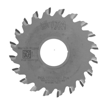 ITA PKA - Kapovací pilový kotouč pro olepovačky hran (D=100; F=30; PH=; Z=20; K=3,2; P=2,2; NS)