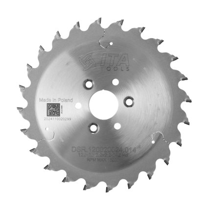 ITA DSR/DSN - DIA Pilový kotouč pro drážkování (D=120; F=20; PH=3/M4/35LH+3/M4/35RH; Z=24; K=3,2; P=2,2; FP)