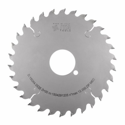 ITA DSR/DSN - DIA Pilový kotouč pro drážkování (D=150; F=35; PH=4/M5/50LH + 4/M5/50RH; Z=30; K=4; P=3; FP)