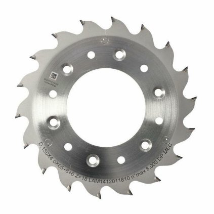 ITA DSR/DSN - DIA Pilový kotouč pro drážkování (D=150; F=65; PH=6/M6/90 LH + 6/M6/90 RH; Z=18; K=4; P=2,8; FP)